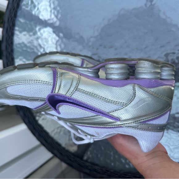 Nike Shox Running Sneakers Women's Size 8 Purple & Gray - Picture 3 of 6